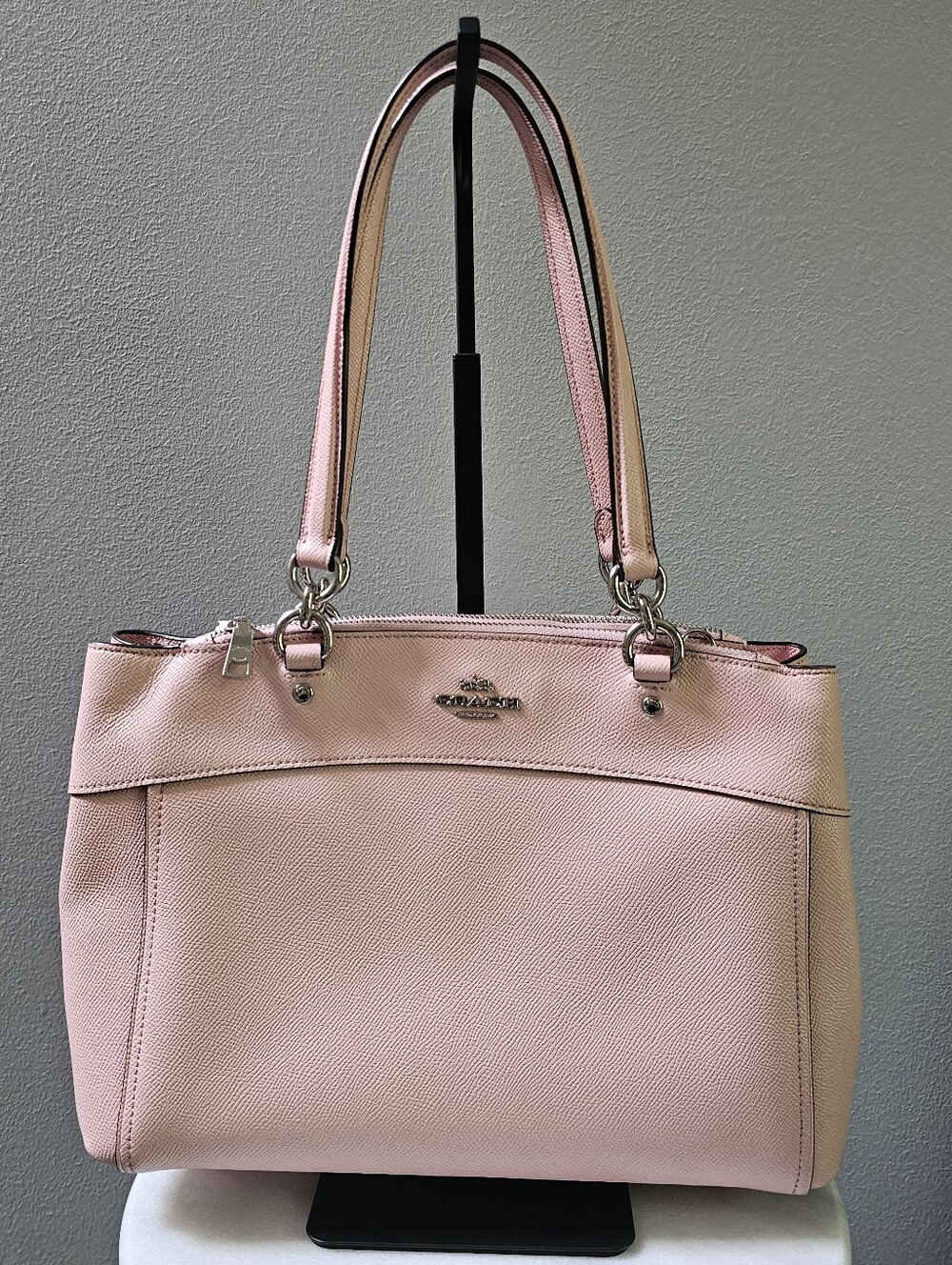Coach Brooke Carryall Crossgrain Leather EUC